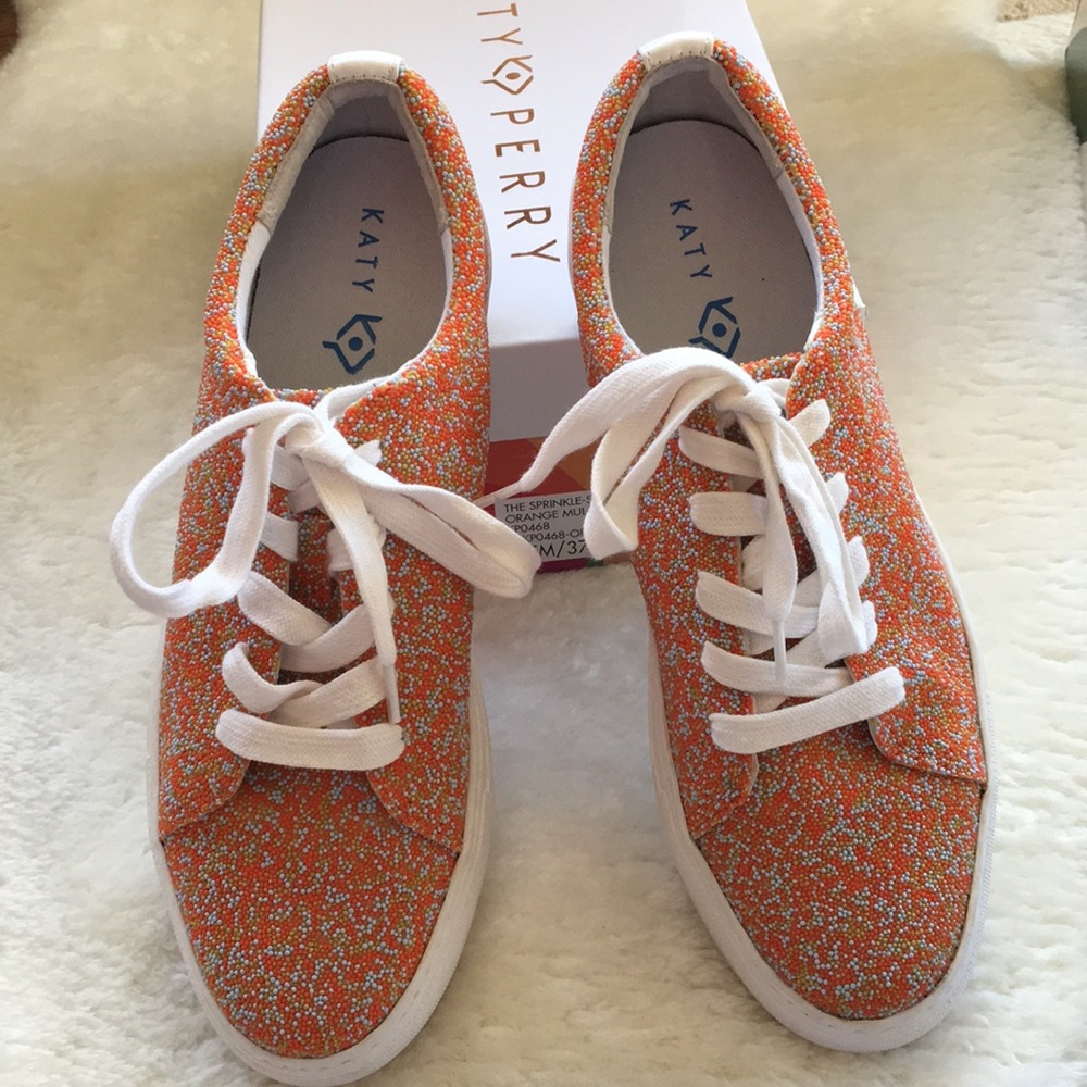 Katy Perry sprinkles texture sneakers SIZE…